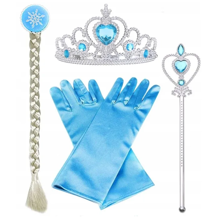 TIARA BERŁO WARKOCZ RĘKAWICZKI ELSA